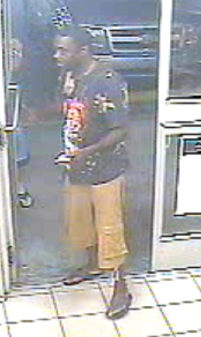 Suspect wanted for theft of water from Circle K