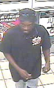 Suspect wanted for theft of water from Circle K
